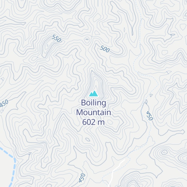 Map of Boiling Mountain