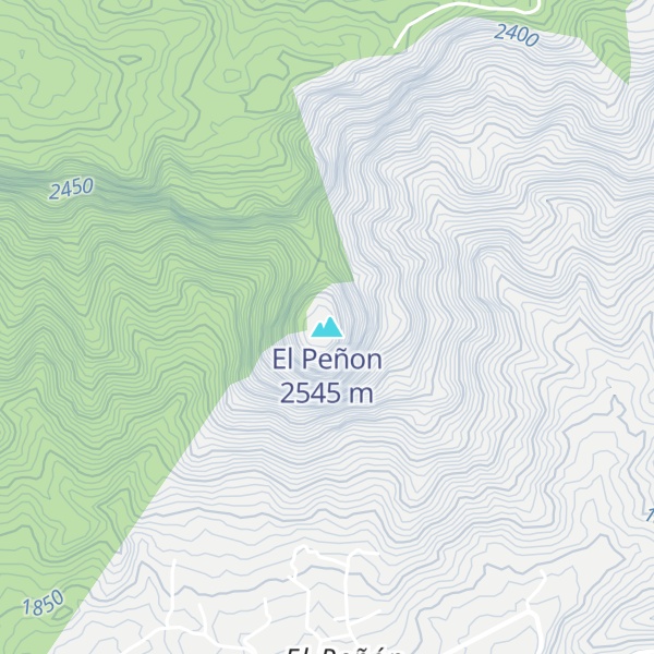 Map of El Peñon