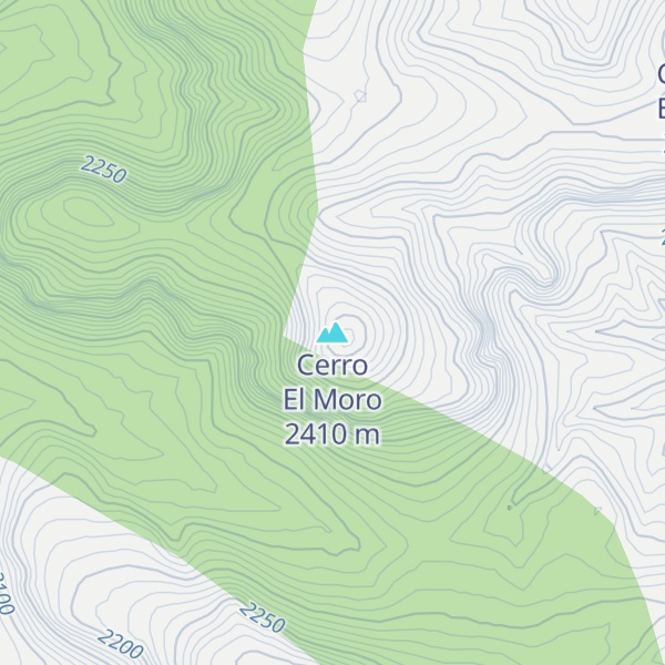 Map of Cerro El Moro