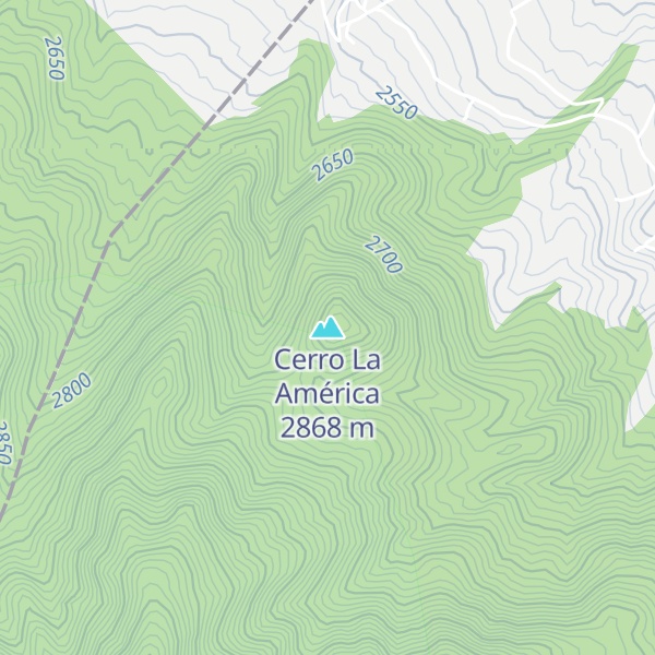 Map of Cerro La América
