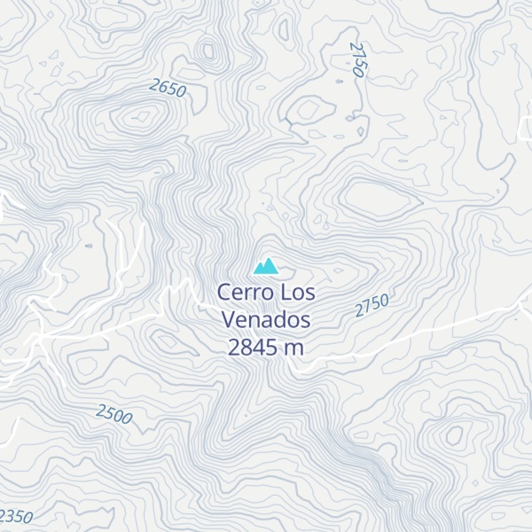 Map of Cerro Los Venados