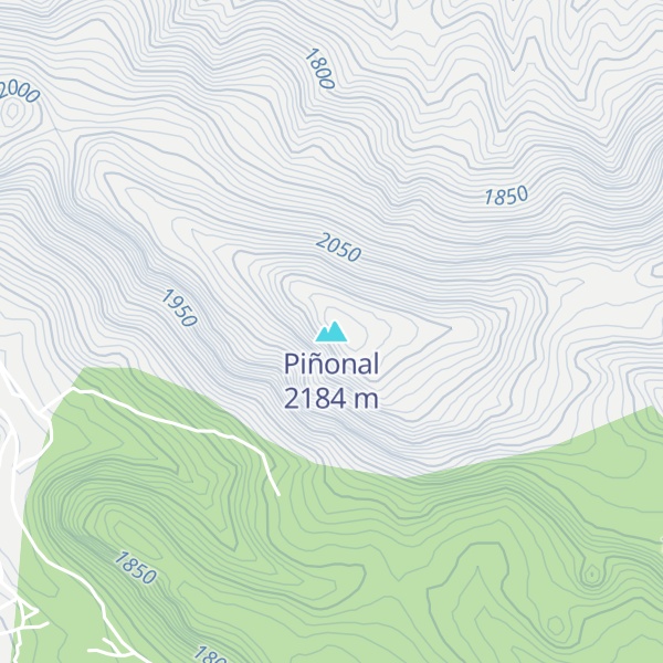 Map of Piñonal