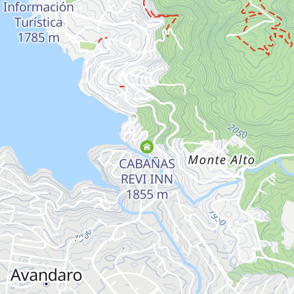 Map of CABAÑAS REVI INN