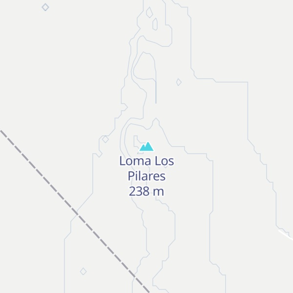 Map of Loma Los Pilares