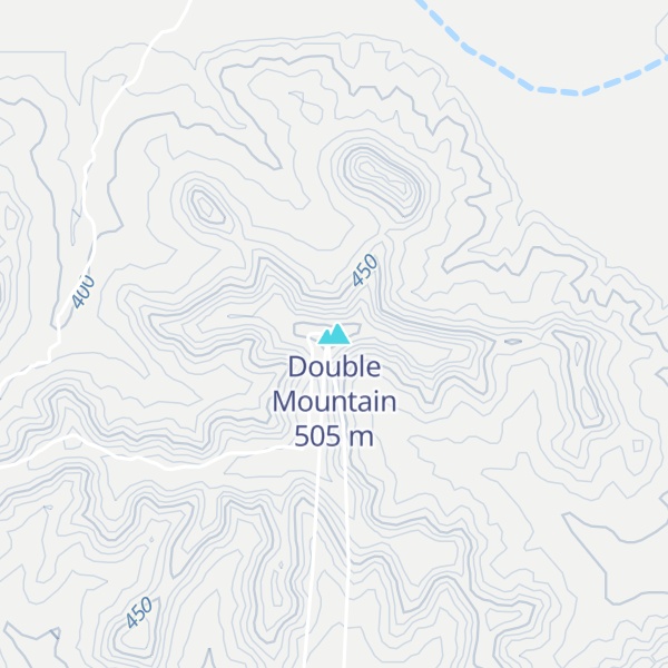 Map of Double Mountain
