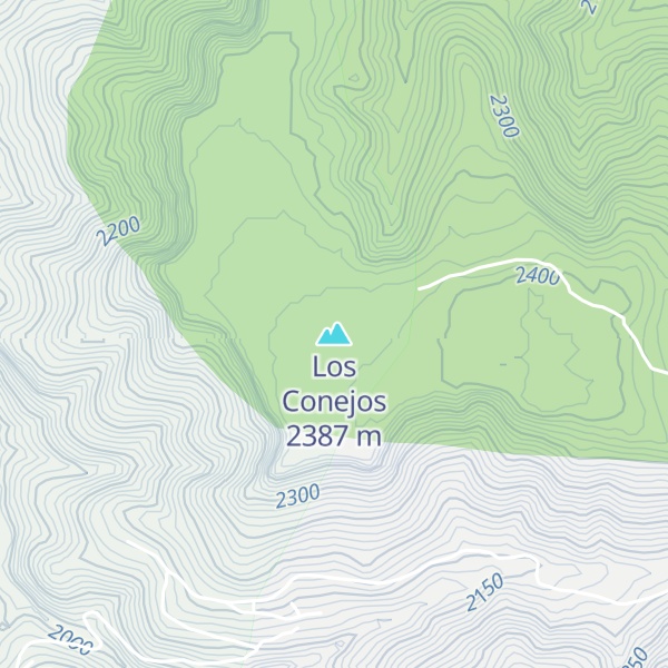 Map of Los Conejos
