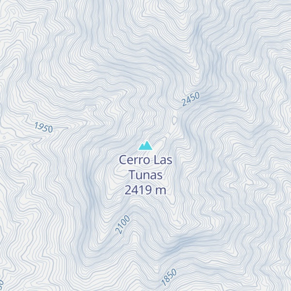 Map of Cerro Las Tunas