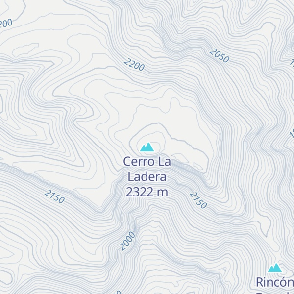 Map of Cerro La Ladera