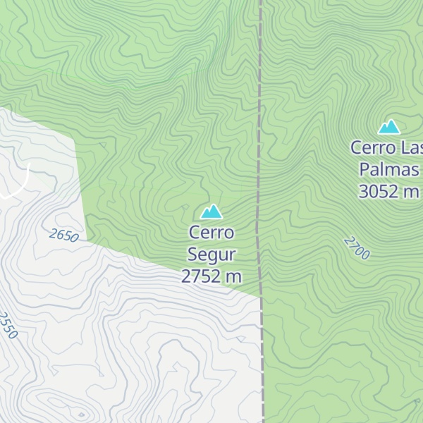 Map of Cerro Segur