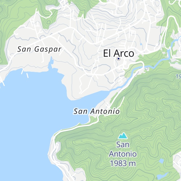 Map of Cabañas del Lago