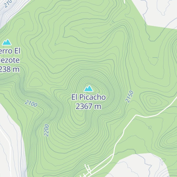 Map of El Picacho