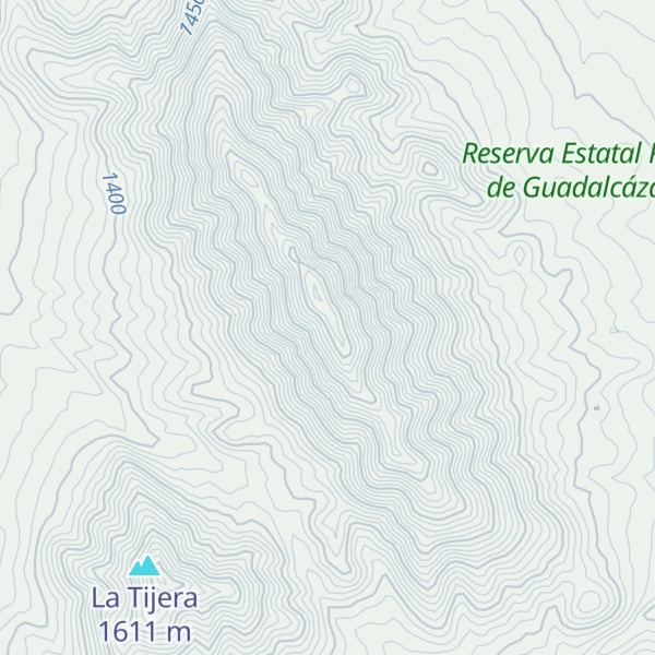 Map of Cerro Grande de Buenavista