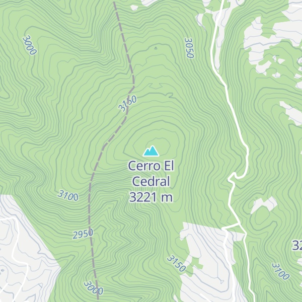 Map of Cerro El Cedral