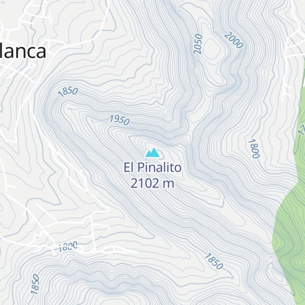 Map of El Pinalito