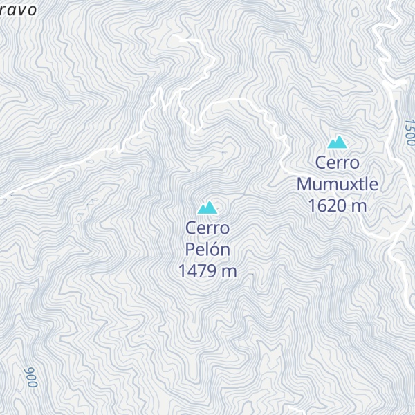Map of Cerro Pelón
