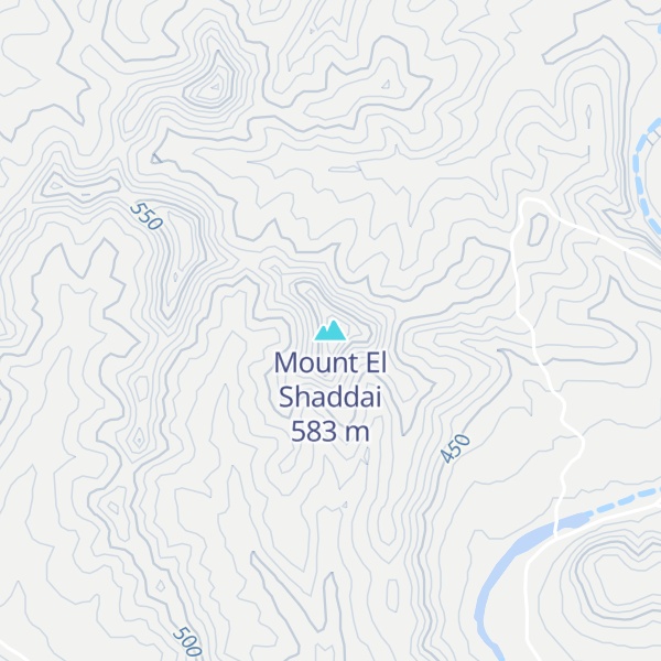 Map of Mount El Shaddai