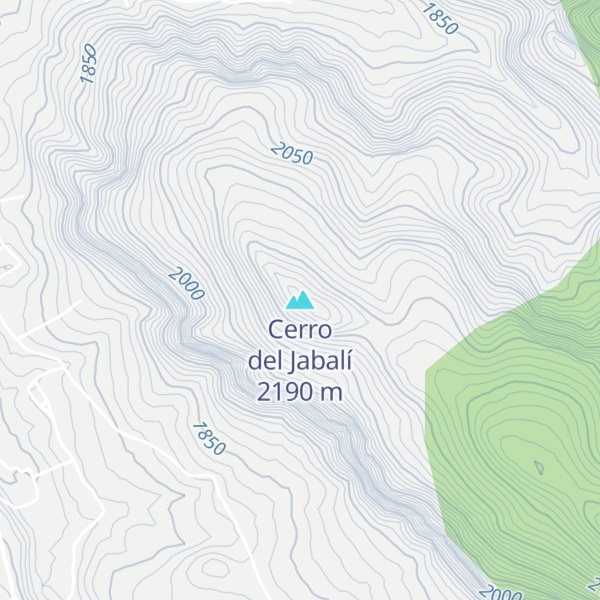 Map of Cerro del Jabalí