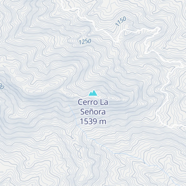 Map of Cerro La Señora