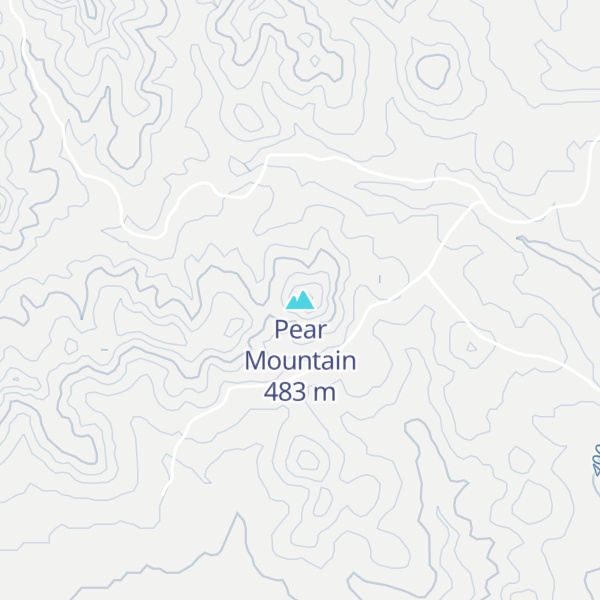 Map of Pear Mountain