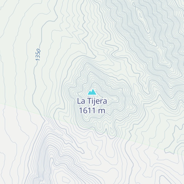 Map of La Tijera