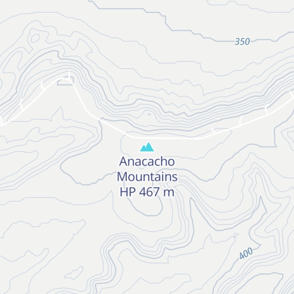 Map of Anacacho Mountains HP