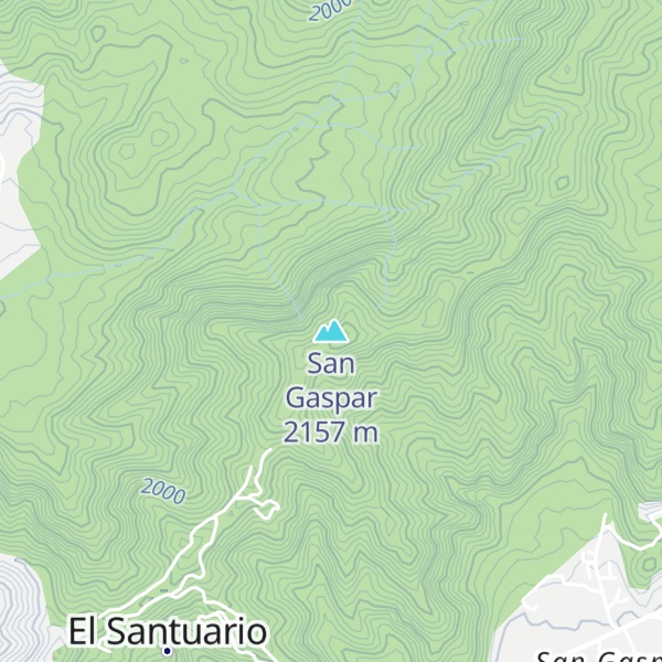 Map of San Gaspar