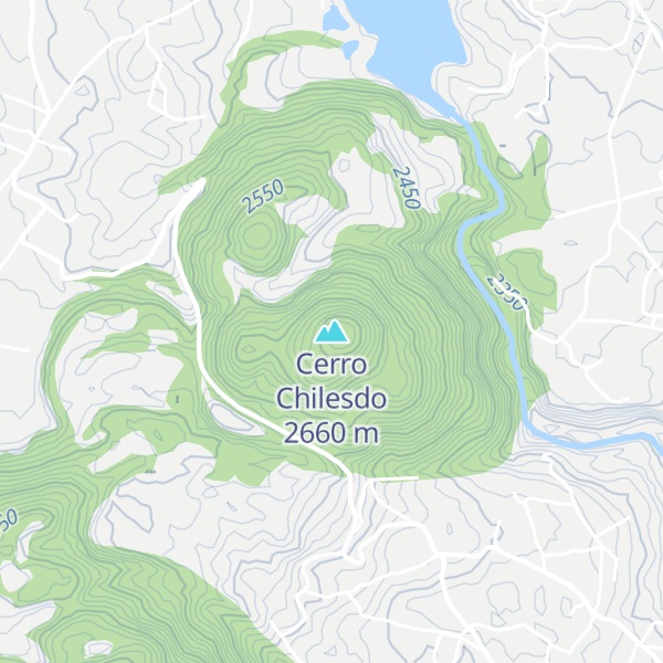 Map of Cerro Chilesdo