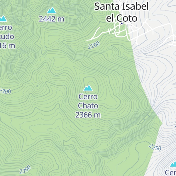 Map of Cerro Chato