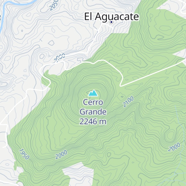 Map of Cerro Grande