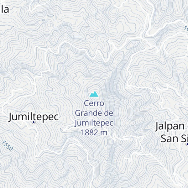 Map of Cerro Grande de Jumiltepec