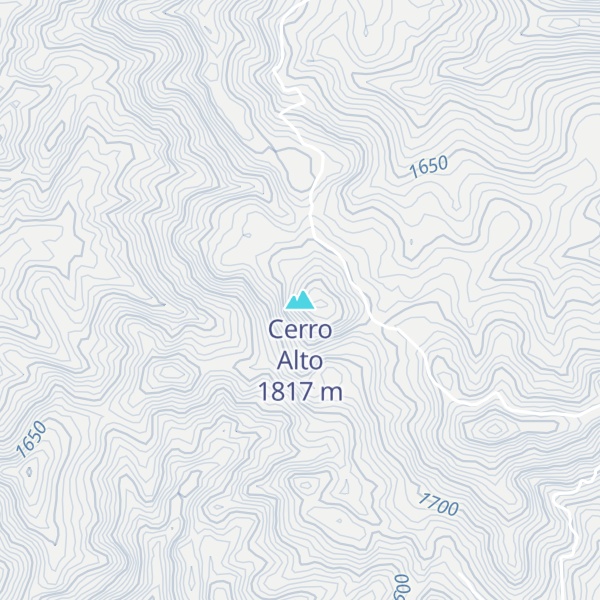 Map of Cerro Alto
