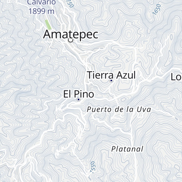 Map of Cerro Cruz de Misión