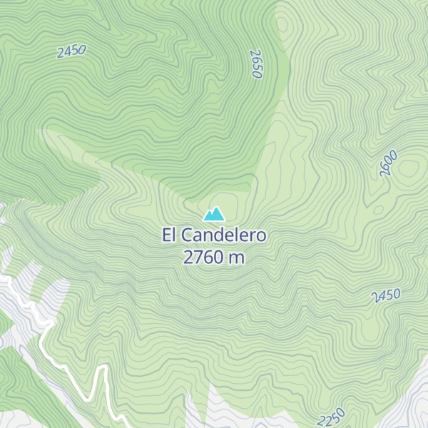 Map of El Candelero