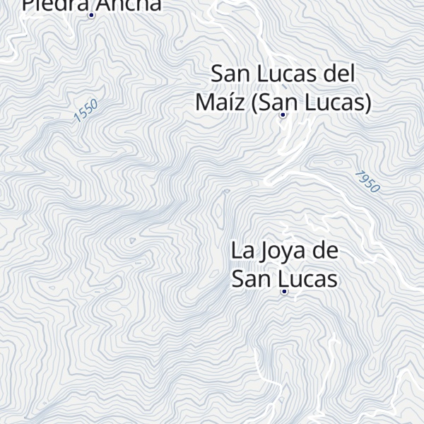 Map of Cerro Pelón