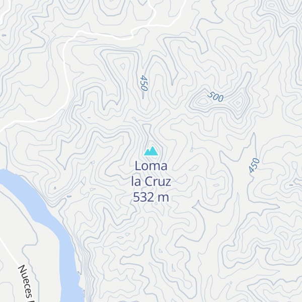Map of Loma la Cruz