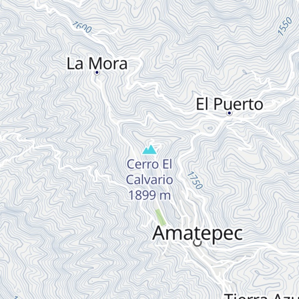 Map of Cerro El Calvario