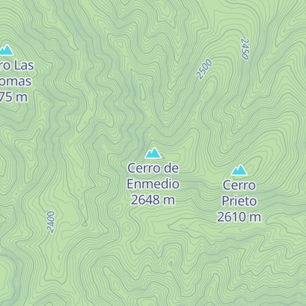 Map of Cerro de Enmedio