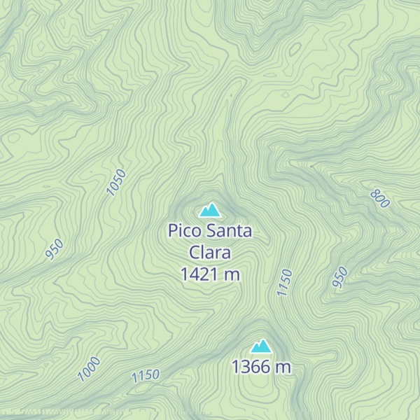 Map of Pico Santa Clara