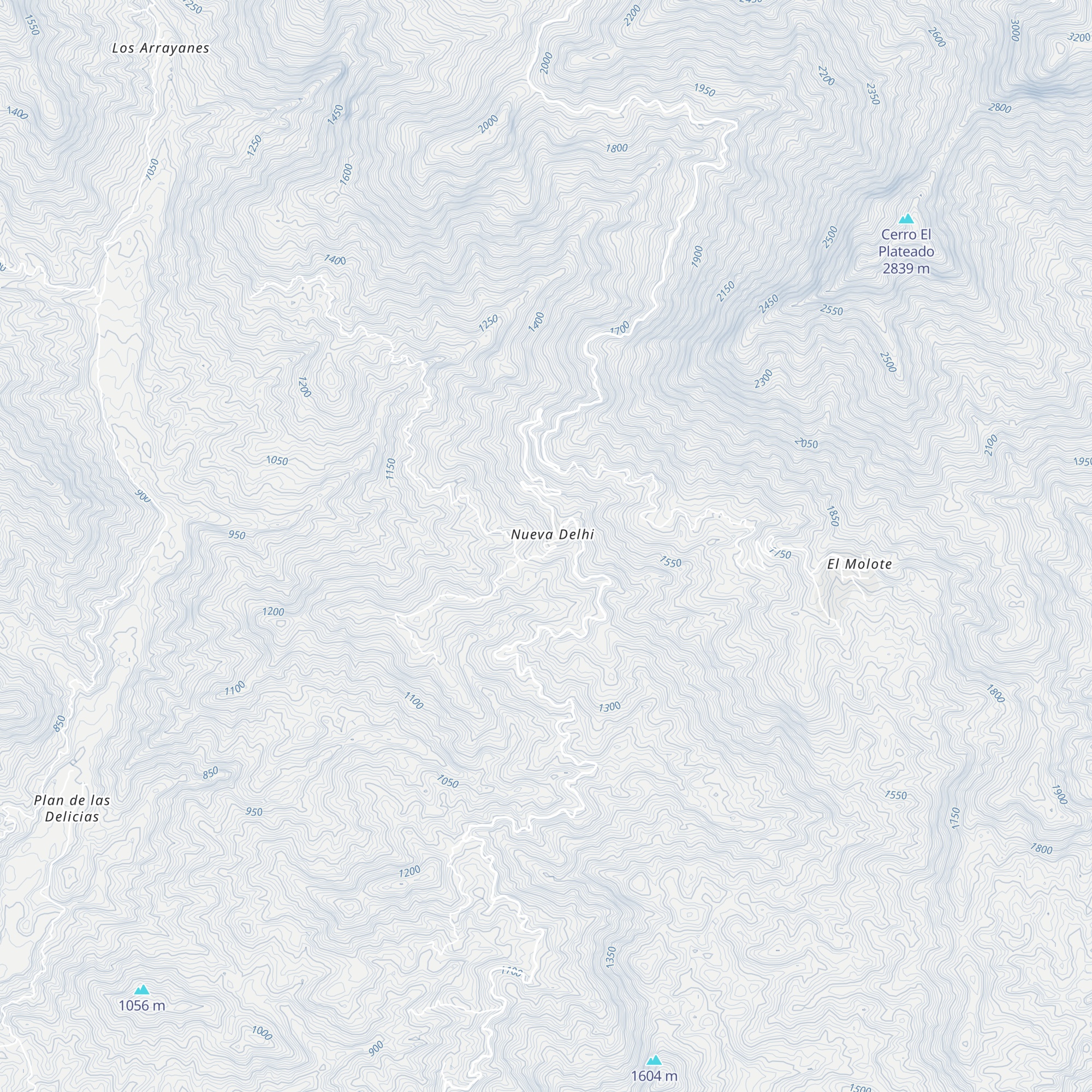 Refugio Nueva Delhi map