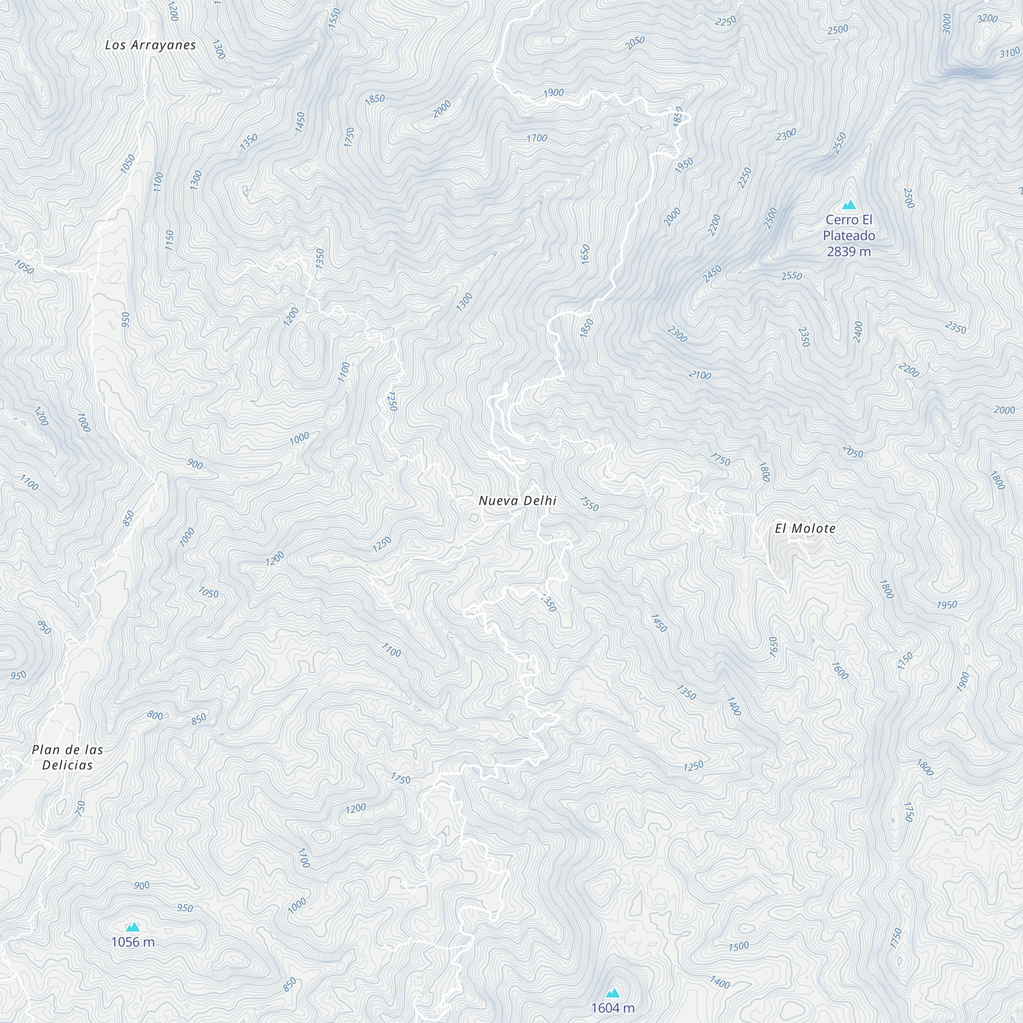 Refugio Nueva Delhi map