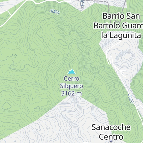 Map of Cerro Silquero