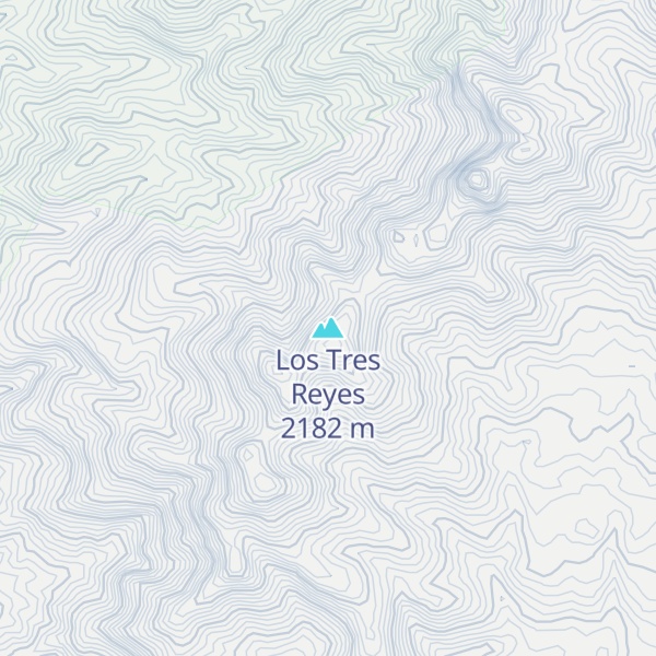 Map of Los Tres Reyes