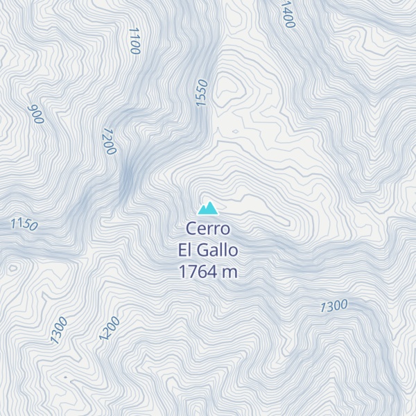 Map of Cerro El Gallo