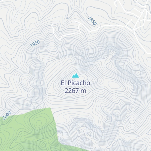 Map of El Picacho