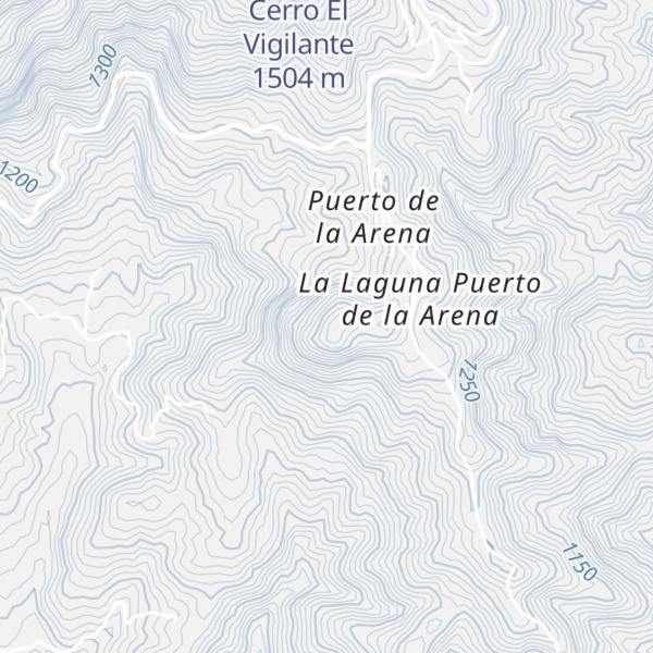 Map of Cerro Pedregoso