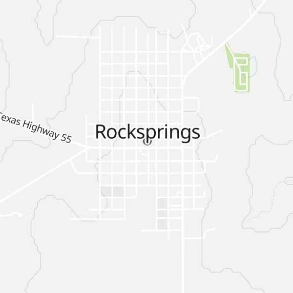 Map of Rocksprings Visitor Center