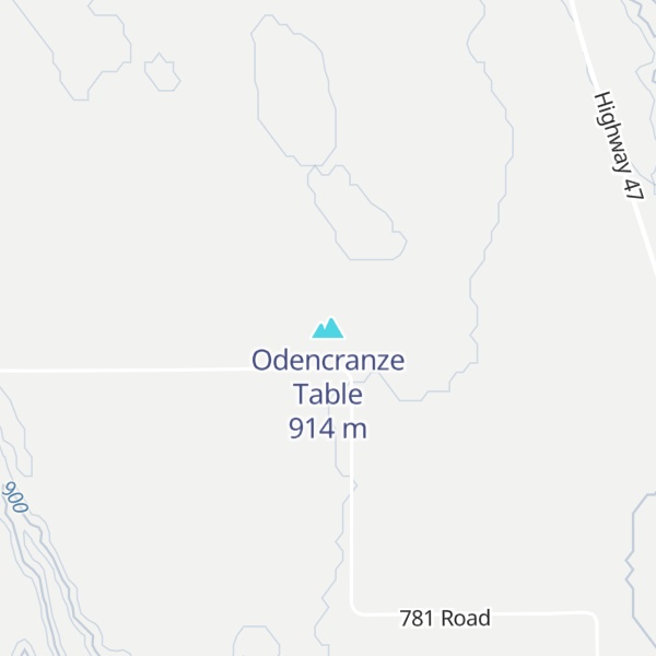 Map of Odencranze Table