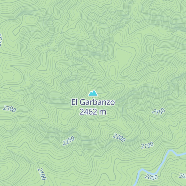 Map of El Garbanzo
