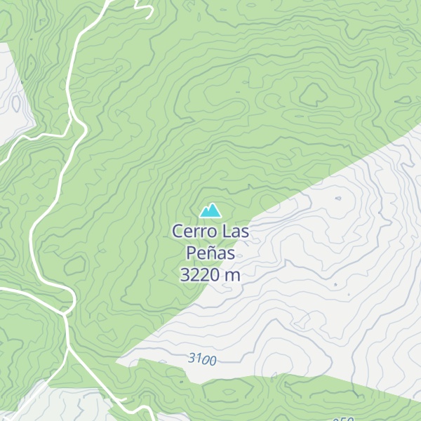 Map of Cerro Las Peñas