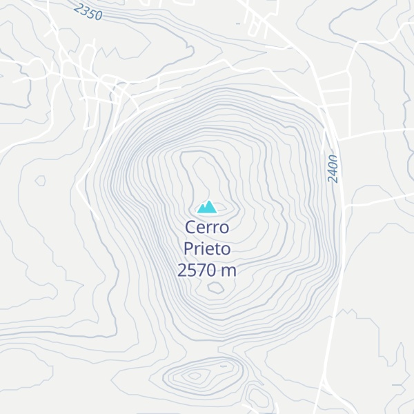 Map of Cerro Prieto